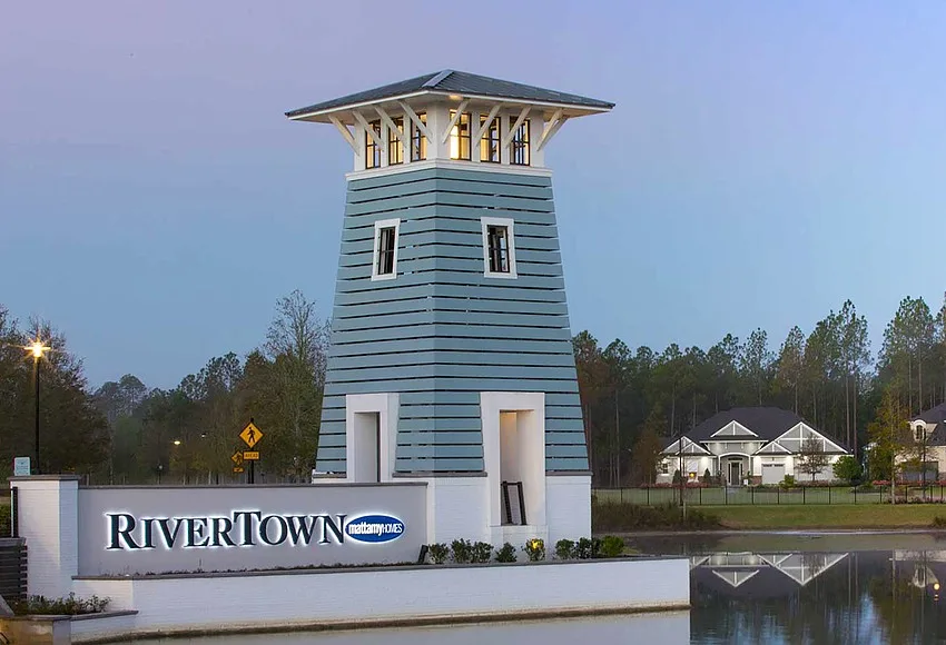 RiverTown entrance sign